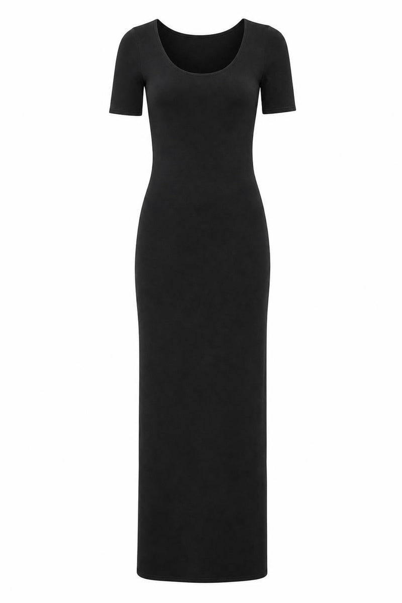Soft Drape Jersey Maxi Dress